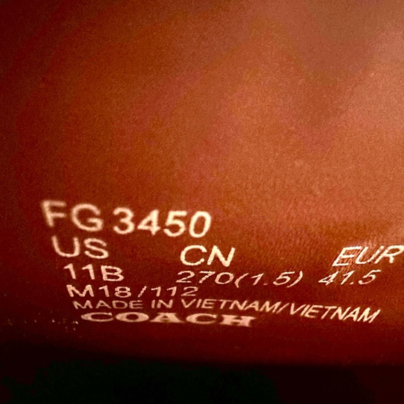 Coach Cream Loafers Flats - Picture 7 of 7